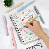 6-Pack Quick-Dry Multicolor Gel Pens with 0.7 mm Tips