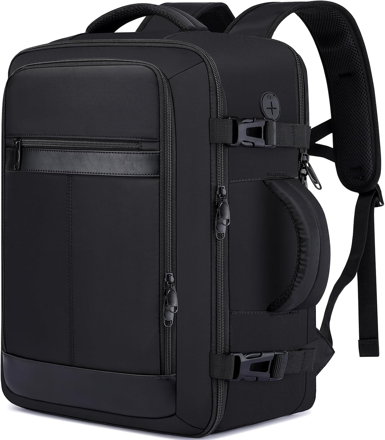 25L Airplane-Approved Travel Backpack with Shoe Pouch & 15.6-Inch Laptop Compartment
