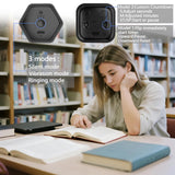 Rotating Cube Pomodoro Timer with Gravity Sensor, Preset 5/10/30/60 Min, Custom Countdown & Stopwatch, Silent Vibration Focus Timer for Office, Study & Kitchen – Black