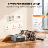 Beige Smart Wastewater Separation Pet Water Fountain 3.5L – 304 Stainless Steel & 180-Day Battery (Beige)