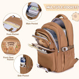 Brown Capybara 30-Piece Backpack and School Set