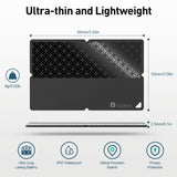Ultra-Slim Smart Wallet Tracker Card – Apple Find My Compatible Bluetooth Item Locator with 100dB Alarm, IP67 Waterproof Anti-Loss Tracker for Wallet, Luggage & Keys