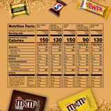 M&M’s, SNICKERS, TWIX & MILKY WAY Halloween Bulk Variety Bag – 135PCS Mix of Fun Size Chocolate Treats 🍫🎃