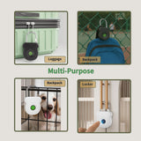 Ultra-Fast Fingerprint Cable Padlock, USB Rechargeable Biometric Security Lock for Gym Locker, Luggage & Outdoor Gear