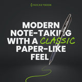 Rocketbook Core Reusable Smart Notebook – College Ruled Cloud-Connected Notebook with Smart Tags (Black)
