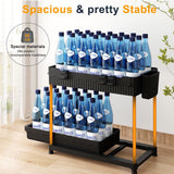 Under Sink Organizer Set (3-Pack) – 2-Tier Sliding Storage Shelves for Kitchen & Bathroom Cabinets
