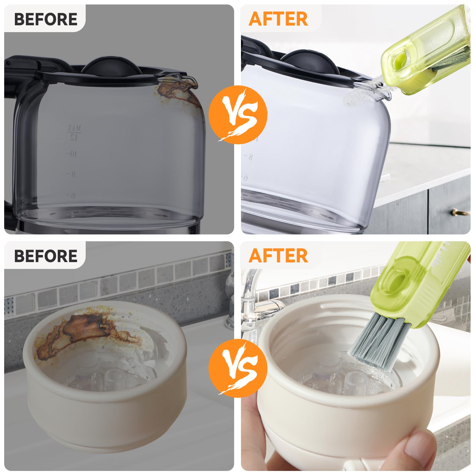 360° Rotating Cup Lid Cleaning Brush – Multi-Purpose Bottle & Crevice Cleaner