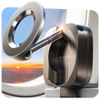 MagSafe Airplane Phone Holder Mount – 360° Rotating Travel Phone Stand for iPhone, Tray Tables & Luggage Handles