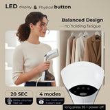 High Performance Handheld Garment Steamer 1500W with LED Display and Multi Steam Control System