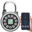 SFW GS50S Fingerprint Smart Padlock with Password Unlock, Bluetooth App Control & USB-C Rechargeable Battery