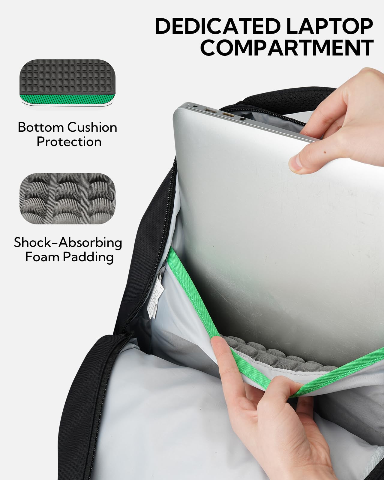 WATERFLY 25L Laptop Backpack for School, Work & Travel – TSA-Friendly Water-Resistant Daypack