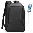 HK Slim Business Laptop Backpack with USB Charging Port & Anti-Theft Pocket – 15.6 Inch, Black