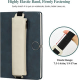 4-Pack Elastic Notebook Pen Holders with Zipper
