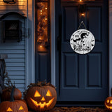 Autumn Wooden Round Sign – 12" Rustic Farmhouse Hanging Fall Decor with Jute Rope