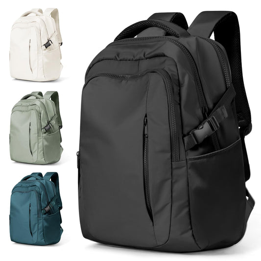 SUWASP Carry-On Travel Backpack with Laptop Pocket & Shoe Compartment – Black