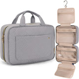 Premium Hanging Toiletry Bag with 360° Hook & Clear Travel Compartments