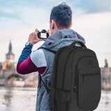 MATEIN Expandable Travel Laptop Backpack with USB Charging Port – Anti-Theft Business Bag 15.6”