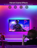 100ft RGBIC Smart LED Strip Lights (2x50ft) with Alexa, App Control & 11 Music Modes – Indoor Use