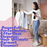 Professional Handheld Garment Steamer with Fast Heat, Leakproof Portable Wrinkle Remover for Travel & Home Use