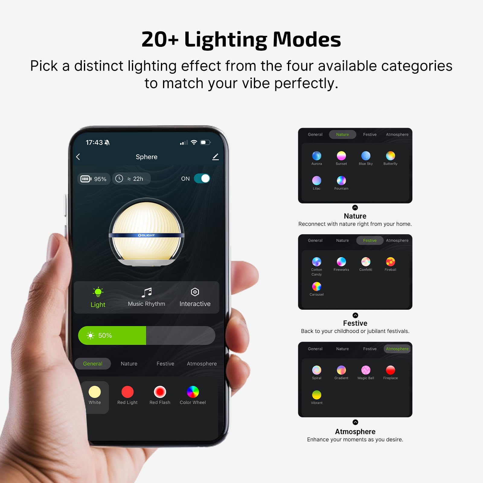 Mini RGB Sphere Desk Lamp – App Controlled 360° Night Light with Music Sync & Timer