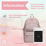 ARMbQ Girls School Backpack Large Capacity with Waterproof Nylon Fabric, Lightweight Casual Bookbag for Kids