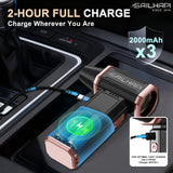 SAILHAPI Electric Air Duster 300000RPM Cordless Turbo Blower with Variable Speed Brushless Motor for PC Cleaning & Car Detailing