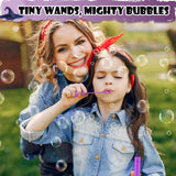 Halloween Mini Bubble Wands – 20-Pack Pumpkin, Witch, Skull & Cat Bubble Toys for Kids, Leak-Proof & Non-Toxic