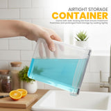 Airtight Food Storage Containers with Lids – 24-Piece Stackable Pantry Set (Clear)