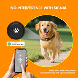 BOMERAHE GPS Dog Tracker Collar Apple Find My Waterproof Adjustable Smart Tracking Pet Collar No Subscription