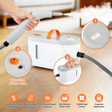Portable Handheld Steam Cleaner 1500W High Pressure Multi-Surface Cleaning System with 9 Accessories