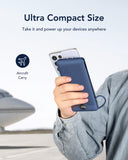10000mAh Portable Power Bank with Built-In Cables & AC Plug – Fast Charging Multi-Device Battery Pack
