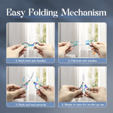 Nurse Badge Folding Scissors – TSA Approved Mini Safety Scissors with Keychain (2-Pack)
