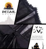 Black Victorian Vampire Lace Collar – Gothic Renaissance Ruffle Neck Accessory for Women
