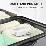 250W Universal Voltage Converter – US to Europe 220V to 110V Travel Power Converter with Worldwide Plug Set (White)
