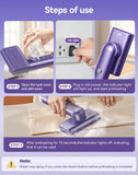 Kepwaa G9 Handheld Garment Steamer Iron 1200W Portable Travel Wrinkle Remover with Rotating Head