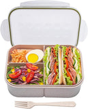 Purple 1150 ml 3-Compartment Bento Lunch Box