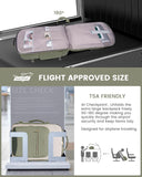 LOVEVOOK 40L Airline-Approved Carry-On Travel Backpack with 3 Packing Cubes & Wet Pocket – Unisex