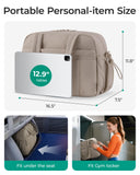 BAGSMART Gym & Travel Duffle Bag for Women – Lightweight Water-Resistant Weekender with Wet Pocket (Camel)