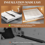 Adjustable Width Pull-Out Cabinet Drawer Organizer – Soft-Close Slide-Out Storage (White)