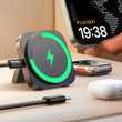 LISEN MagSafe Charger Stand – Ultra Slim 2-in-1 Magnetic Charging Stand for iPhone, Apple Watch & AirPods