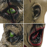 Halloween Skull Candy Bucket – Green Skeleton Trick-or-Treat Bag with Handle (Durable Reusable Candy Bowl Holder)