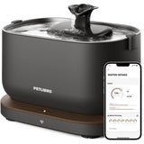 PETLIBRO Dockstream WiFi Smart Cat Water Fountain 3L – PawSense Hydration Monitoring System (Black)