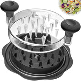 Manual Chicken Shredder Tool with Non-Slip Base – BPA-Free Meat Shredding Bowl for Fast Prep