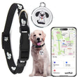 Smart Pet Tracker Collar Tag for Cats and Dogs Real-Time Locator No Monthly Fee iOS and Android Compatible
