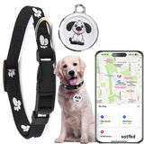 Smart Pet Tracker Collar Tag for Cats and Dogs Real-Time Locator No Monthly Fee iOS and Android Compatible