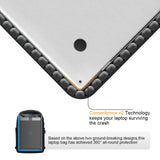 Tzowla Anti-Theft Laptop Backpack with USB Charging Port & Lock – Water-Resistant Business Travel Backpack for 15.6” Laptops (A-Black)