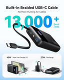 INIU 20000mAh 45W Fast Charging Power Bank – Portable Battery Pack with Built-in USB-C Cable