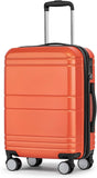 Rose Gold 20-Inch Expandable Hardshell Carry-On with TSA Lock