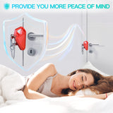 Portable Travel Door Lock (2-Pack) – Inside Door Security Device for Hotels, Apartments & Solo Travelers