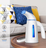 Handheld Garment Steamer 700W Portable Wrinkle Remover with Stainless Steel Heating Panel and Large Tank